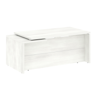 Стол руководителя прямой, правый Yalta LT.В-18 R снежная патина